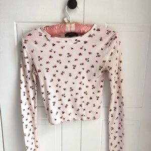 Long sleeve floral shirt- Forever 21